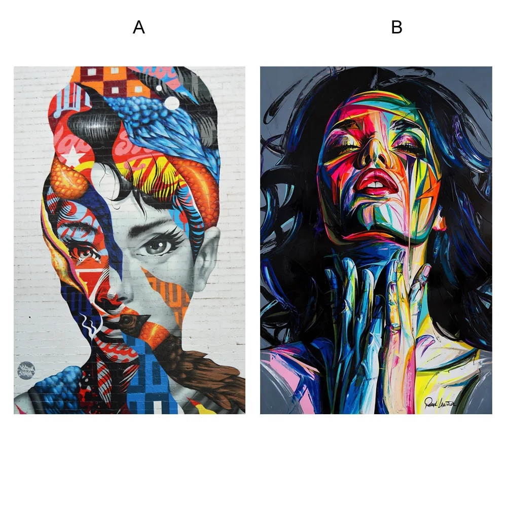 Абстрактный стиль уличное граффити настенная Картина на холсте картины для