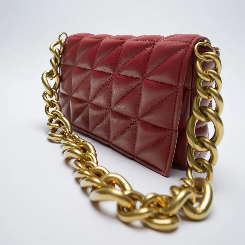 

AILIHU Pu Leather Chain Shoulder Bag Brand Design Casual Women Purses and Handbag Green Clutch Tote Bags for Women High Quality