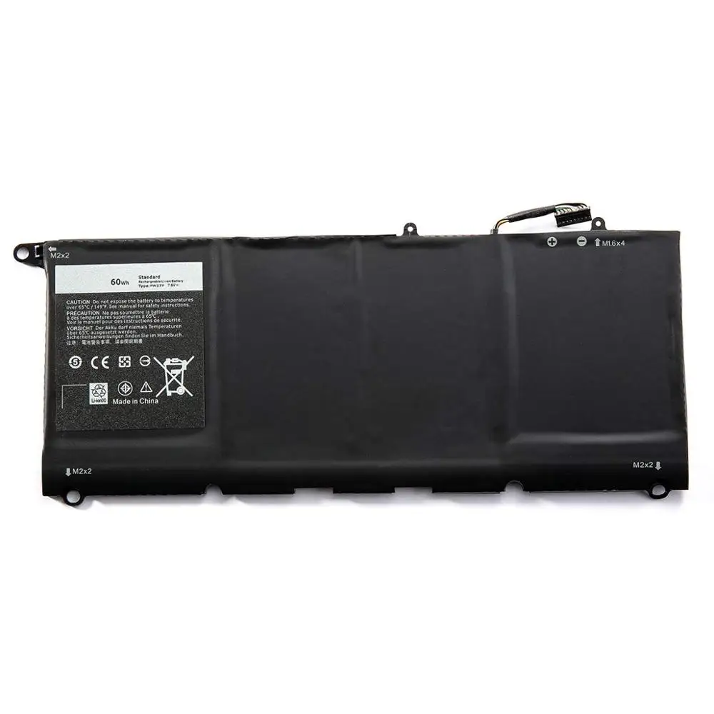 

New Genuine PW23Y for Dell XPS 13 9360 13-9360-D1605G D1705 D1509 D1505G D1805T 3591SLV RNP72 TP1GT Original Laptop battery 60Wh