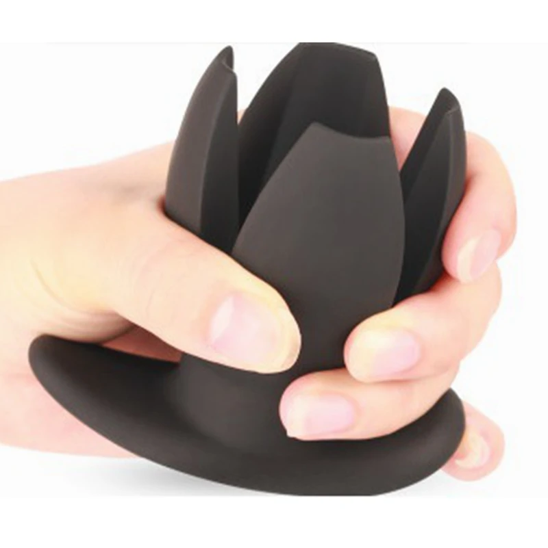 Цветочная открывающаяся полая флейта унисекс Анальная пробка вагинальный