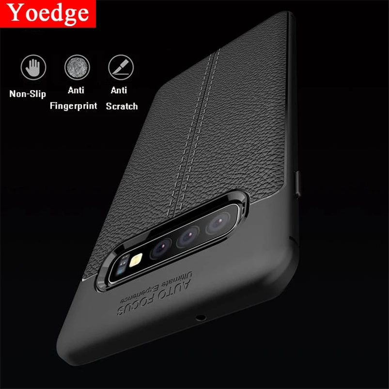 Мягкий ТПУ чехол с текстурой личи кожаный чехол для samsung Galaxy S10 S10E S8 S9 плюс M10 M20 M30 M40 A10 A20 A20E A30 A40 A50 A60 A70 чехол Funda