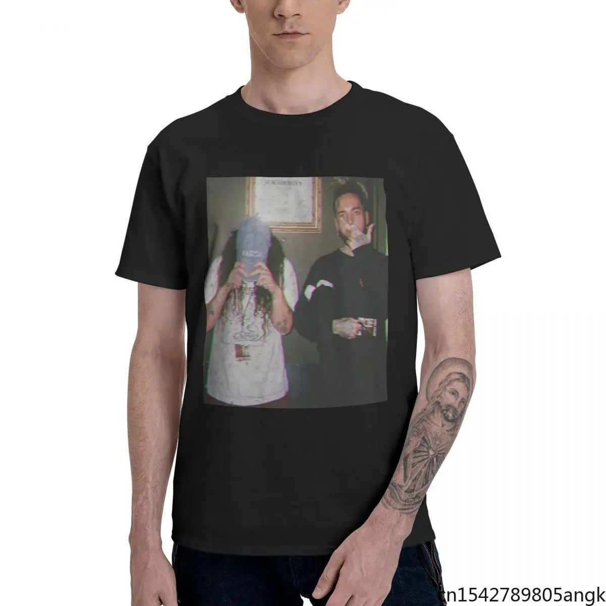 

$uicideBoy$ Crewneck Men T-Shirts Short Sleeve Plus Size M-5XL Novelty Tops