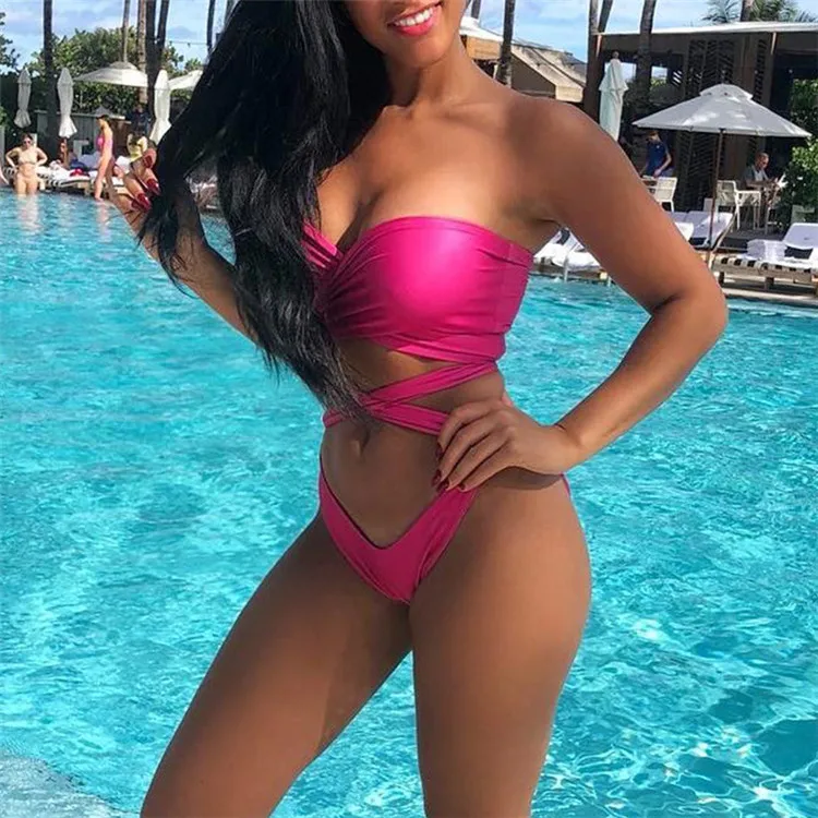 Женский бикини с открытыми плечами Evage pitaya бандаж хорошее качество 2019 | Женская