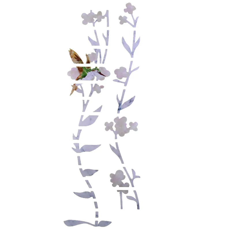 Наклейки с инкрустацией для гитары БЕЛЫЕ РАКУШКИ цветы наклейки Fretboard маркеры и