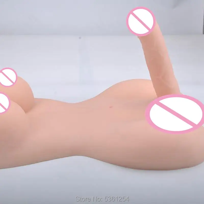 Реалистичный фаллоимитатор торс транссексуал пары мастурбатор большой пенис