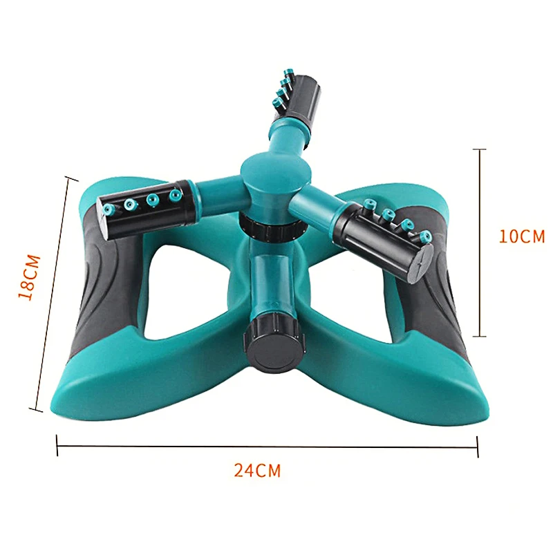 Ороситель для газона 3 насадки вращение на 360 градусов|Спринклеры сада| |