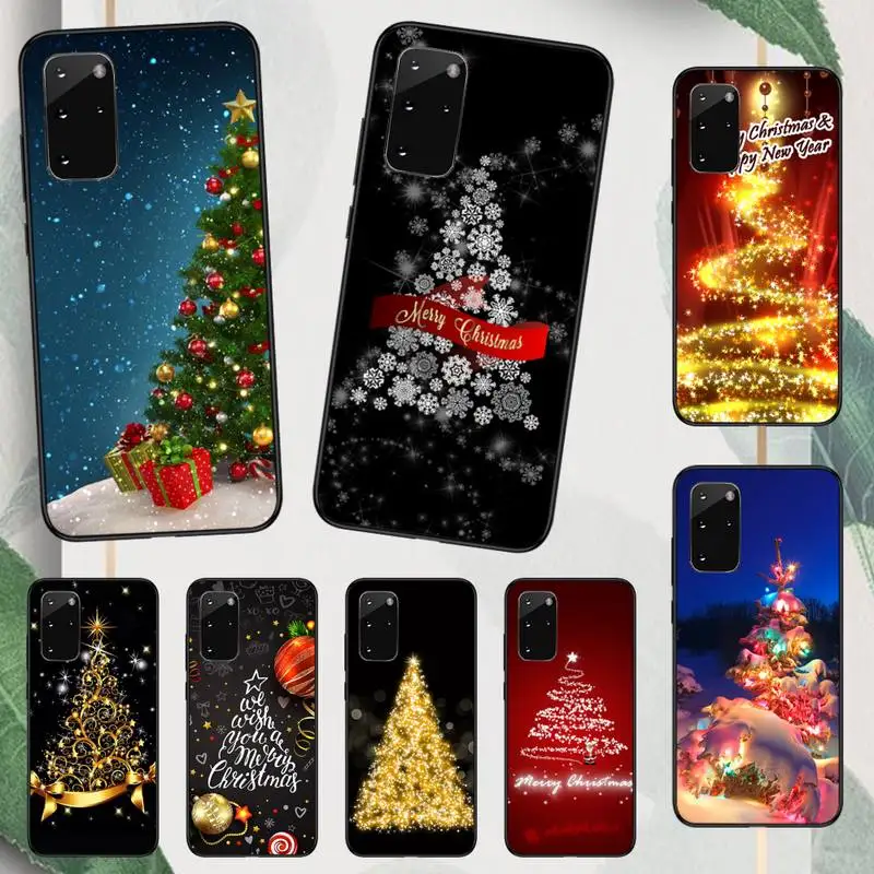 

Marry Christmas Tree New Year Phone Case For Samsung galaxy A S note 10 7 8 9 20 30 31 40 50 51 70 71 21 s ultra plus