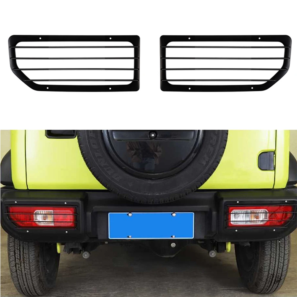 Lamp Hoods for Suzuki Jimny JB64 JB74 2019 2020 2021 2022 Car Tail Light Cover Rear Lamp Guards Decoration Exterior Accessories