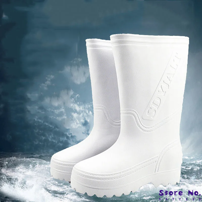 

Новое поступление, женские и мужские дождевые ботинки для 2021 EVA, ультралегкие, водонепроницаемые, Нескользящие и маслостойкие ботинки для м...