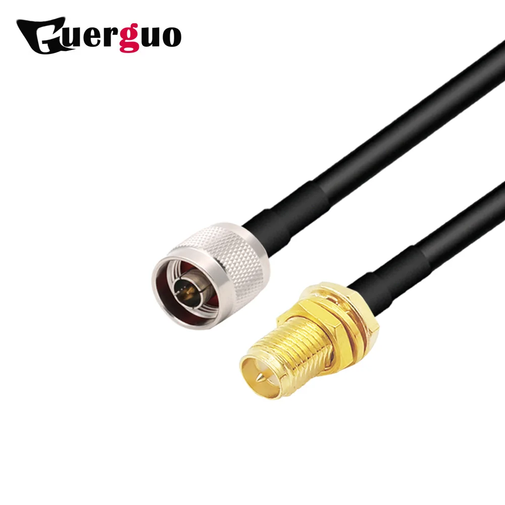 

2pcs N Type Male to RP SMA Female Plug RF Adapter RG58 Coaxial Cable Pigtail Extension cable Cord Jumper 1M 2M 5M 10M
