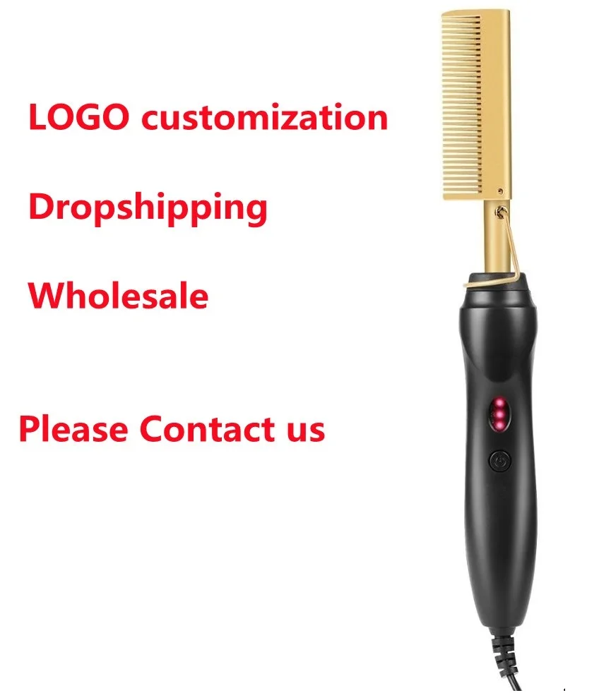 

Hair Straightener Electric Curling Tools Hair Care Heating Comb Hair Straight Styler Corrugation Curling Iron Hair Curler Comb