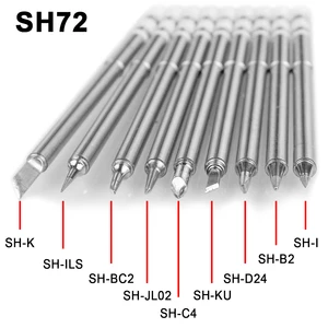 Паяльное жало SH72 сменный нагреватель, паяльная головка SH-BC2 B2 C4 D24 K I ILS JL02 KU, для паяльной станции SH72, не наконечник T12
