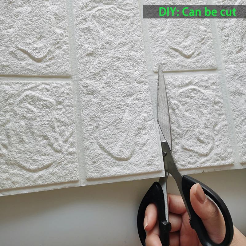 1530pcs self adhesive 3d brick sticker diy waterproof foam wallpaper kids room kitchen roof ceiling background wall decals free global shipping