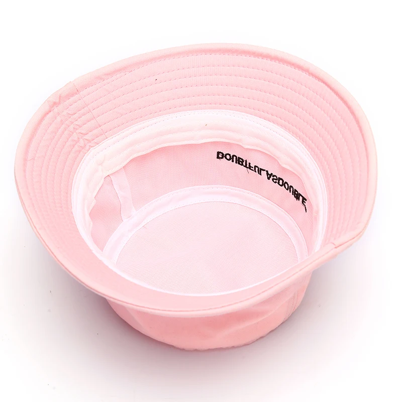 Складная шляпа ведро с вышитыми буквами унисекс хлопковая рыболовная охотничья