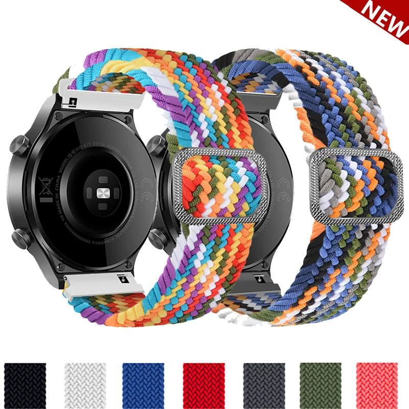 

Ремешок нейлоновый с пряжкой для Samsung Galaxy Watch Active 2 3 Gear S2 S3, эластичный тканевый браслет для наручных часов, 20 мм 22 мм