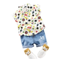 summer baby girl clothes suit boys clothing children cotton shirt shorts 2pcssets toddler casual costume infant kids tracksuits