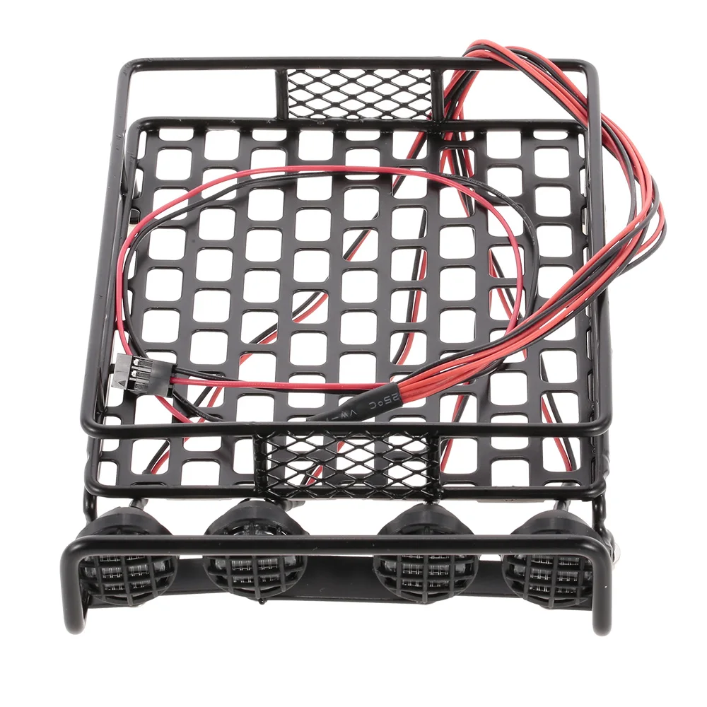 Металлический Автомобильный багажник на крышу с 4 светодиодный светильник лампа