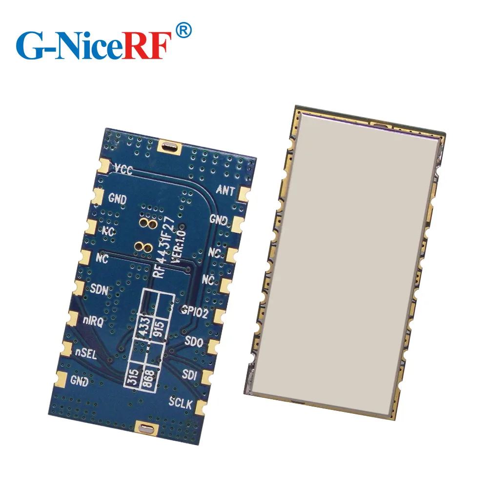 10pcs/lot RF4432F27 500mW SPI Interface Embedded Anti-interference 868MHz FSK Transceiver Module +10pcs Spring Antennas |