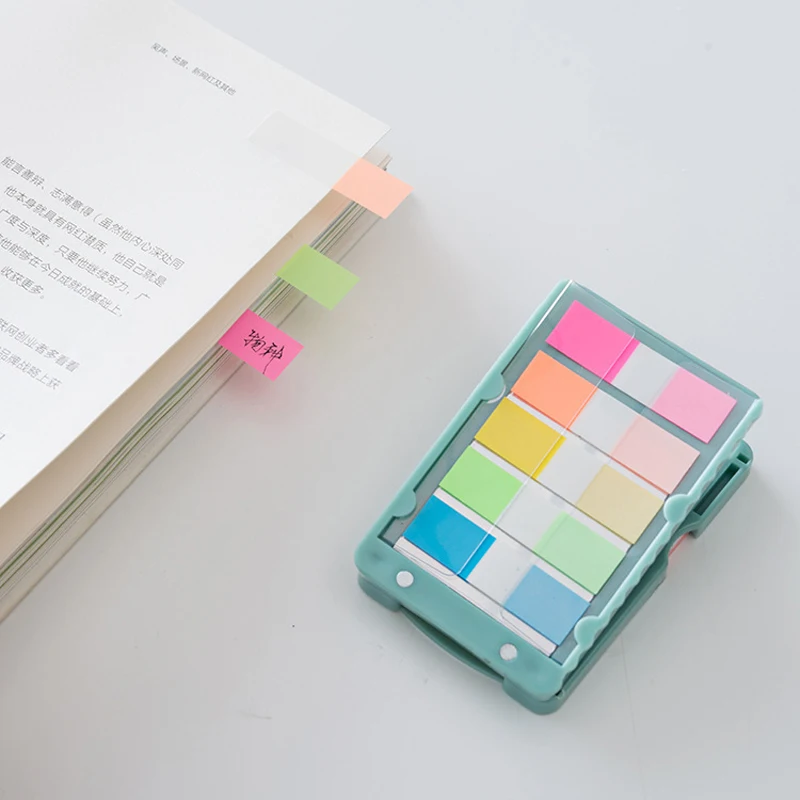 1 шт. многофункциональная мини блокнот с зажимом для книг N Times Sticky Notes школьные