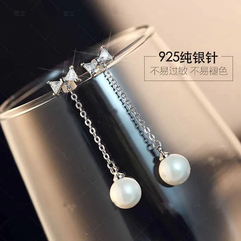 Высокое качество модные универсальные пресноводные жемчужины Серебро S925 пробы