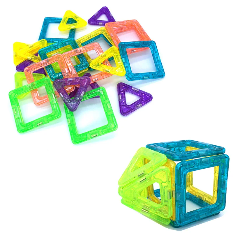100pcs Mini Magnetic Blocks Designer Construction Set Model &ampamp Building Toy Plastic Educational Toys For Kids Gif | Игрушки и хобби