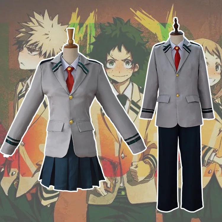 

My hero academia cos school uniform Midori Valley Dejiuri Ri Ochako scorching frozen cosplay anime costume