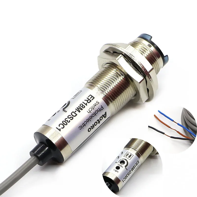 hot sale ER18M-DS30B1 PNP NO photoelectric sensor diffuse quality guaranteed | Обустройство дома