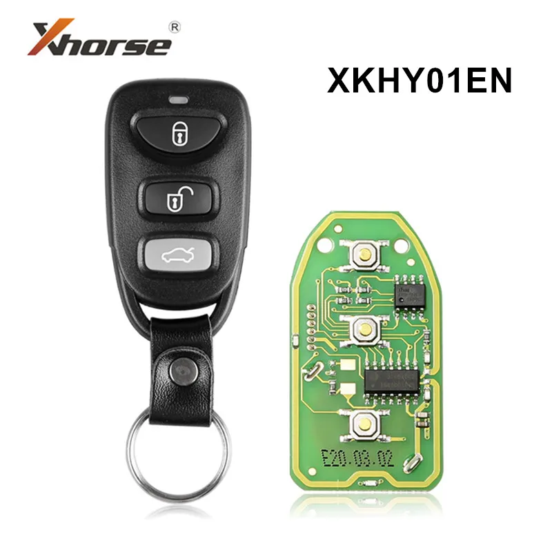 10 шт. Xhorse 3 + 1 кнопки XKHY01EN VVDI провод дистанционный ключ английская версия для Hyundai