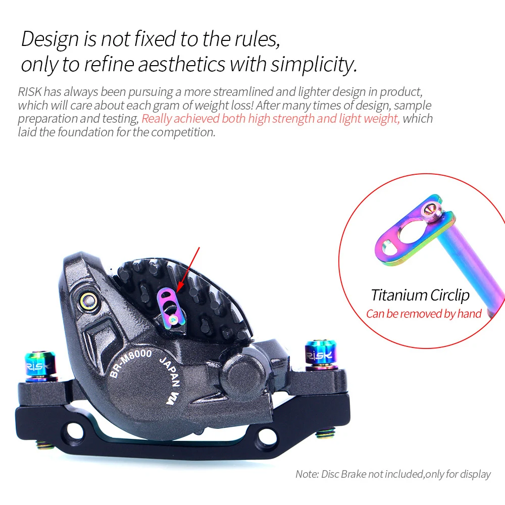 Стопорные болты для дискового тормоза велосипеда M4 крепёжные штифты из