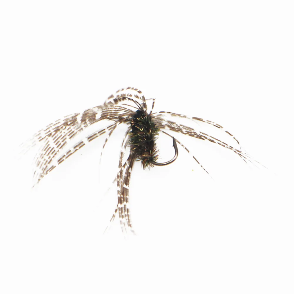 1 шт./лот приманки для ловли нахлыстом крючок насекомых 16 # из высокоуглеродистой