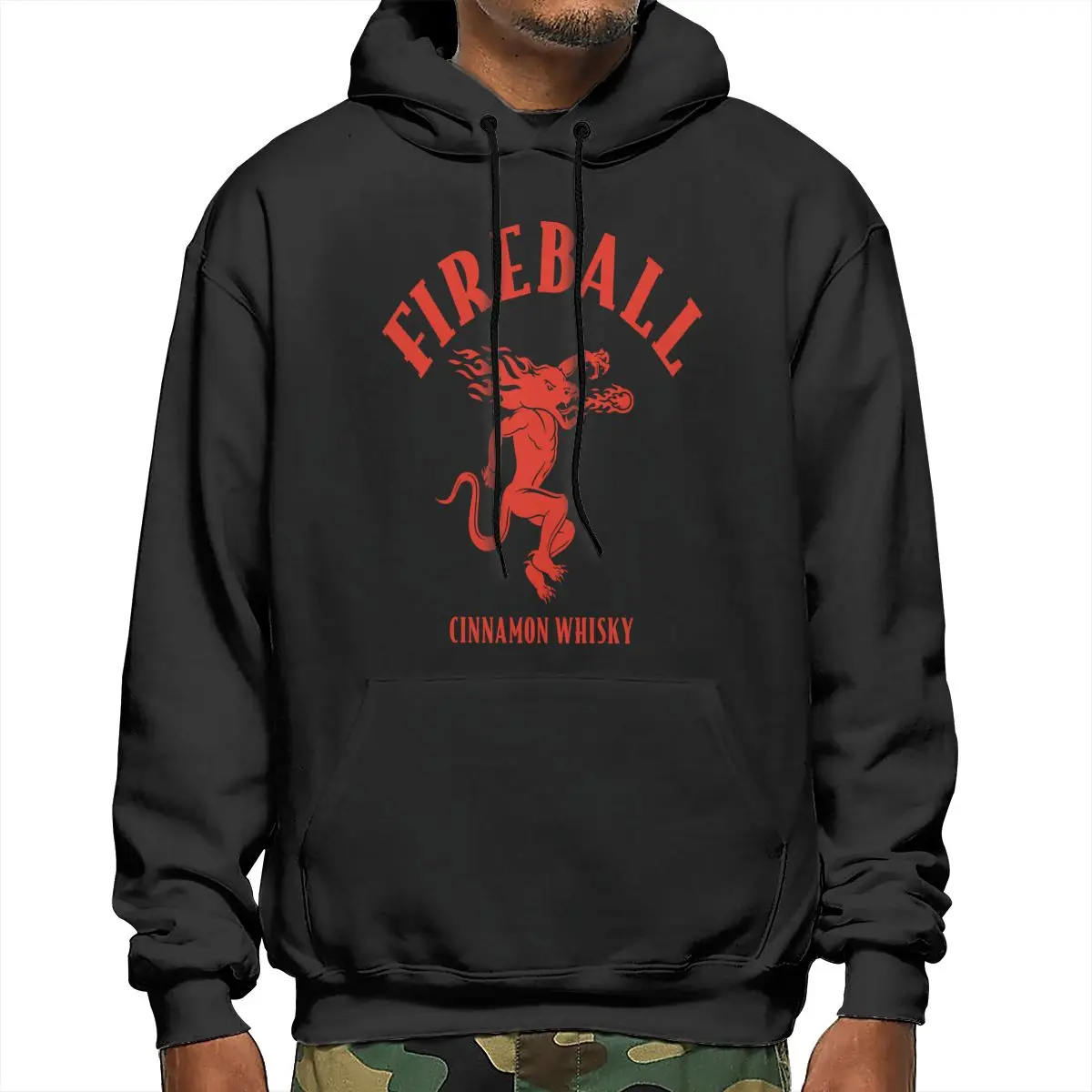 

Fireball Cinnamon Whiskey Comics History Fruits Hoodies Anime Oversized Hoodie Men's Coat Hoodies Women Men's Tracksuit