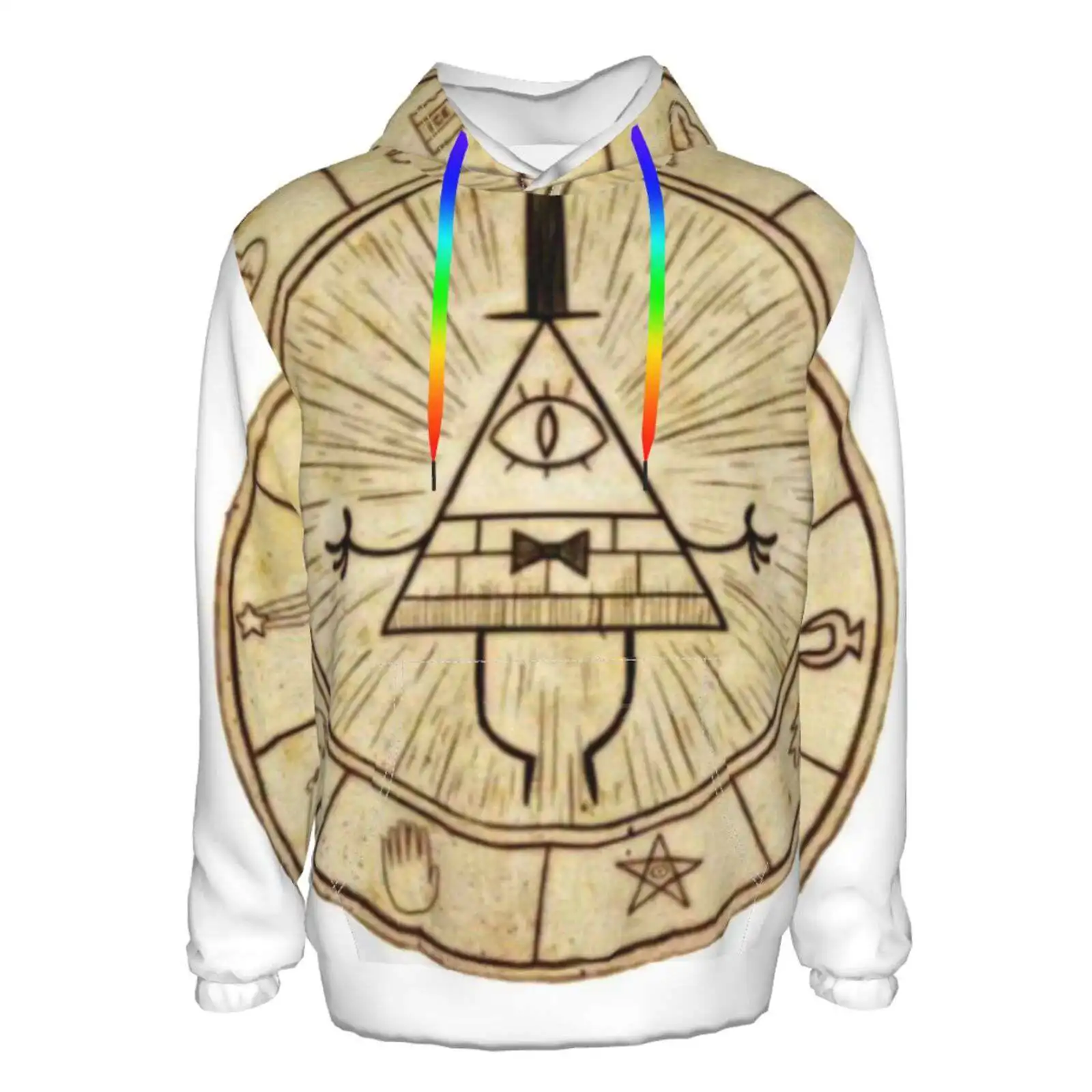 

3D Printed Men Hoodies Fishing Camping Hunting Bill Circle