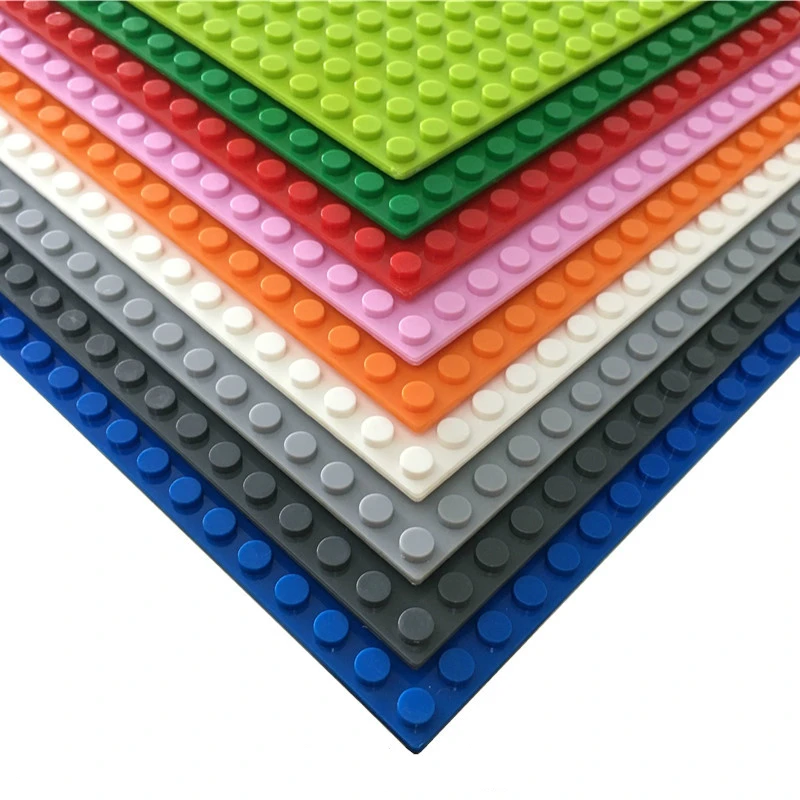 Новейший большой размер 40*40 см DIY опорная плита 50*50 точек маленькие кирпичи