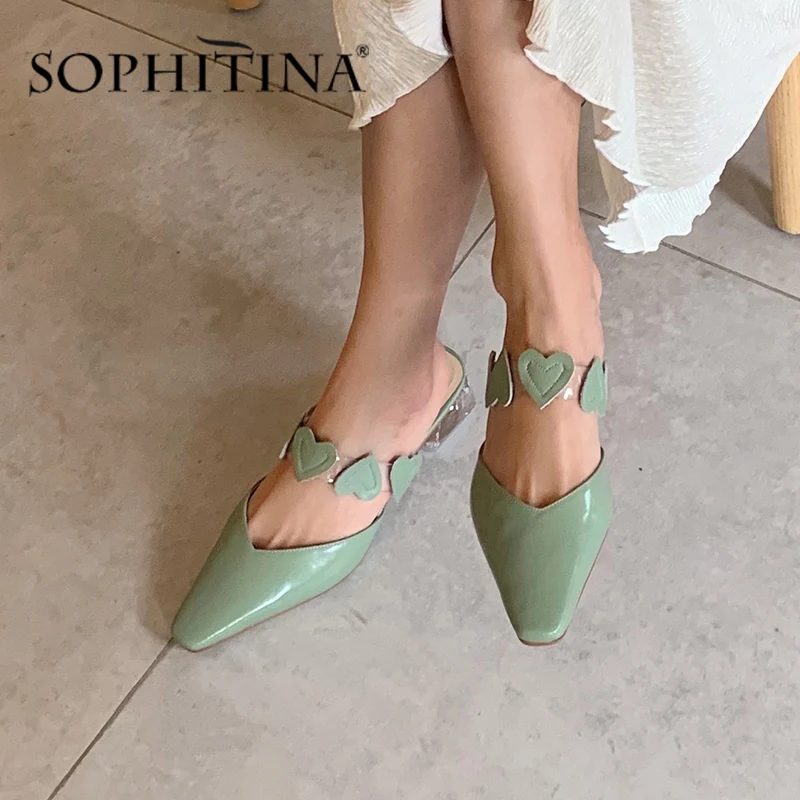 SOPHITINA/Новинка Женские босоножки высокого качества из коровьей кожи Удобная