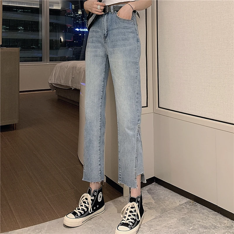 Женские джинсовые брюки BW0051 модные повседневные джинсы весна-лето 2019 | Женская