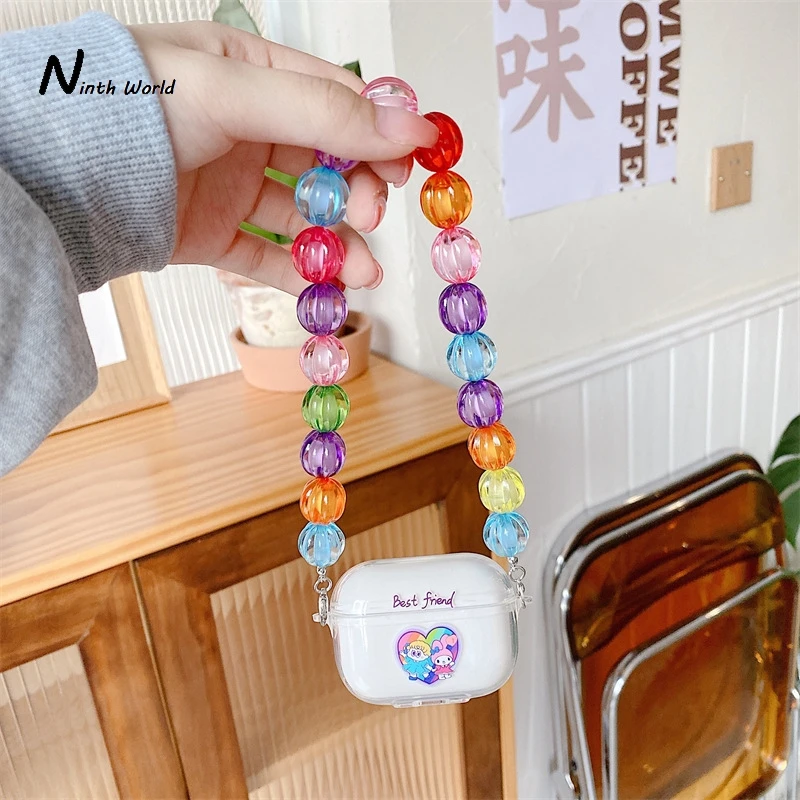 

Candy Bead Bracelet Is Suitable For AirPods 2/3 Generation Bluetooth Wireless Headset Case Transparent Shell For Sending Friends