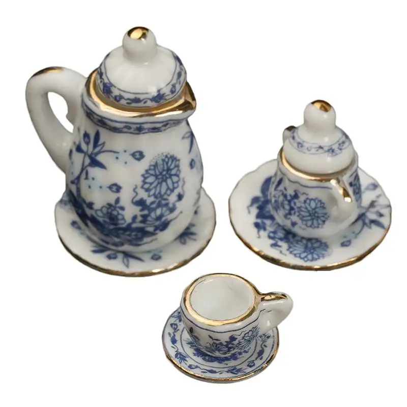 15 шт. 1:12 Кукольный дом кружки блюдо чашки игрушки для чаепития дома мебель