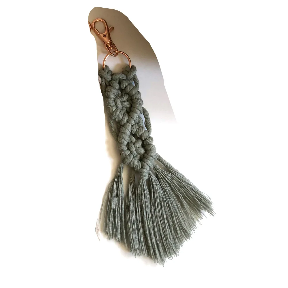 Оптовая продажа ручная работа макраме клатч ZWPON брелок маленький аксессуар в