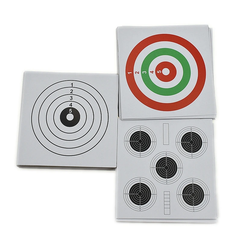 100 шт./компл. 5 &quotбумажные мишени для стрельбы тактические квадратные бумажные