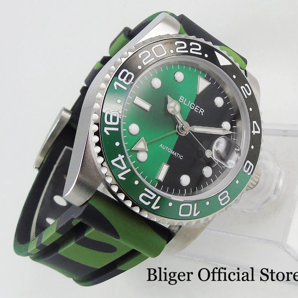 Новый дизайн 40 мм Автоматическая Мужская фотосессия ремешок керамический ободок