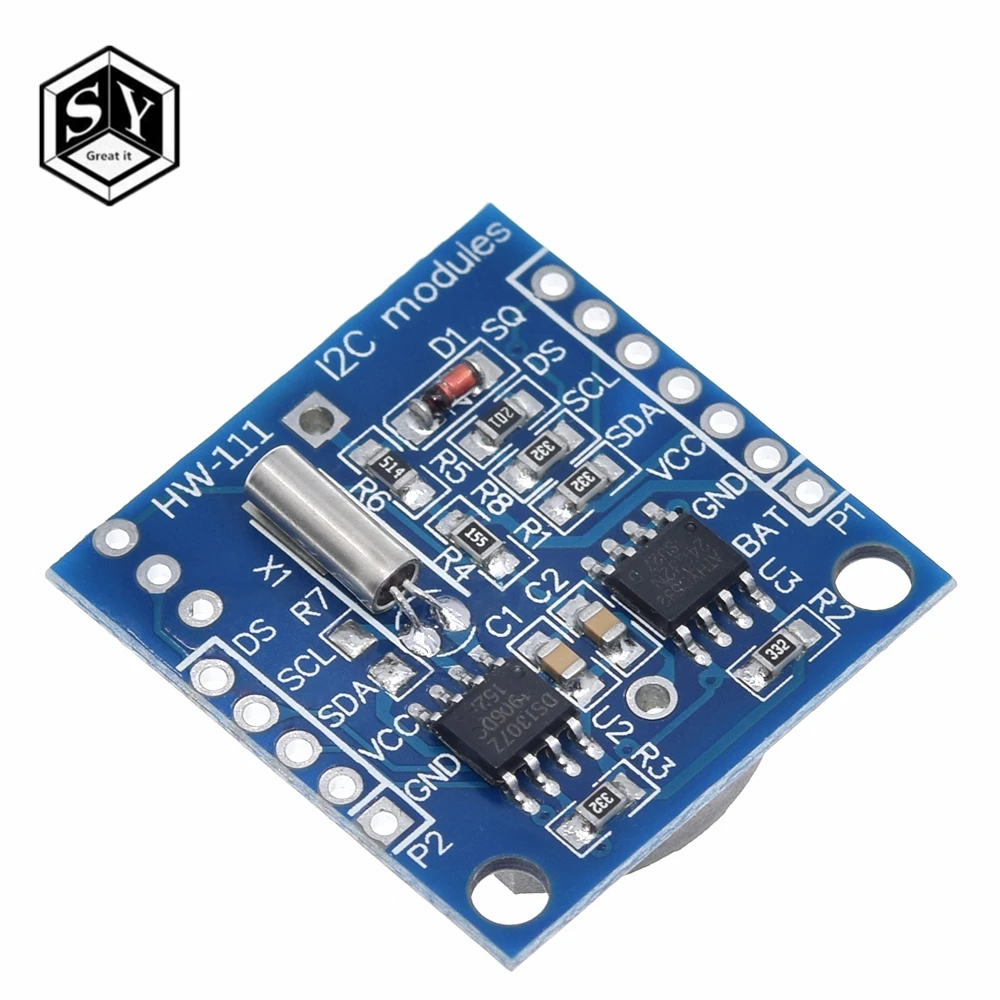 Модуль часов Great IT I2C RTC DS1307 AT24C32 для AVR ARM PIC крошечные модули памяти 1 шт.|rtc ds1307|rtc