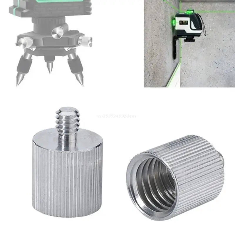 Free Shipping 5/8'' to 1/4" Adpater for 1/4 Thread Laser Level & Rangefinder 5/8" Tripod Stand | Инструменты