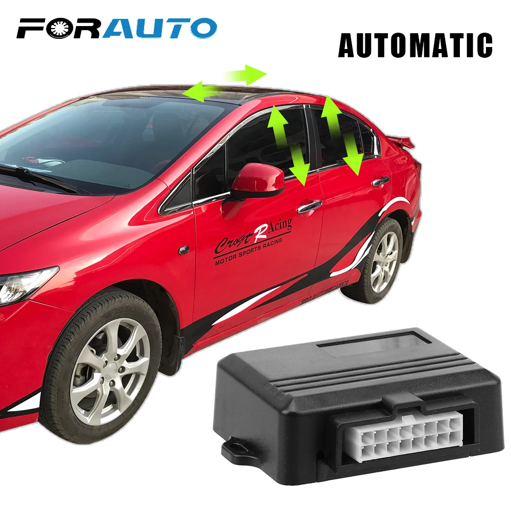 

FORAUTO автомобиля Мощность окна Roll Up Ближе удаленно закрыть оконные рамы автосигнализации для 2/4 двери 12V Авто закрывать окна