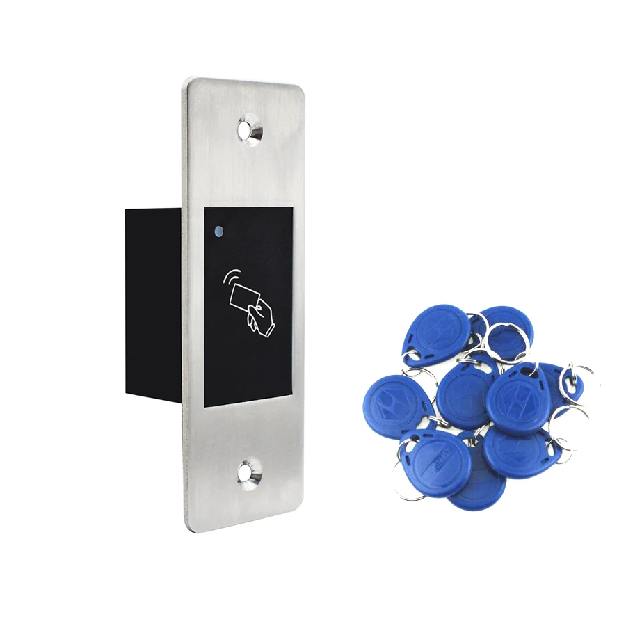 Metal Waterproof Outdoor Embedded Biometric Fingerprint Access Controller Standalone RFID Card Door Access Control System