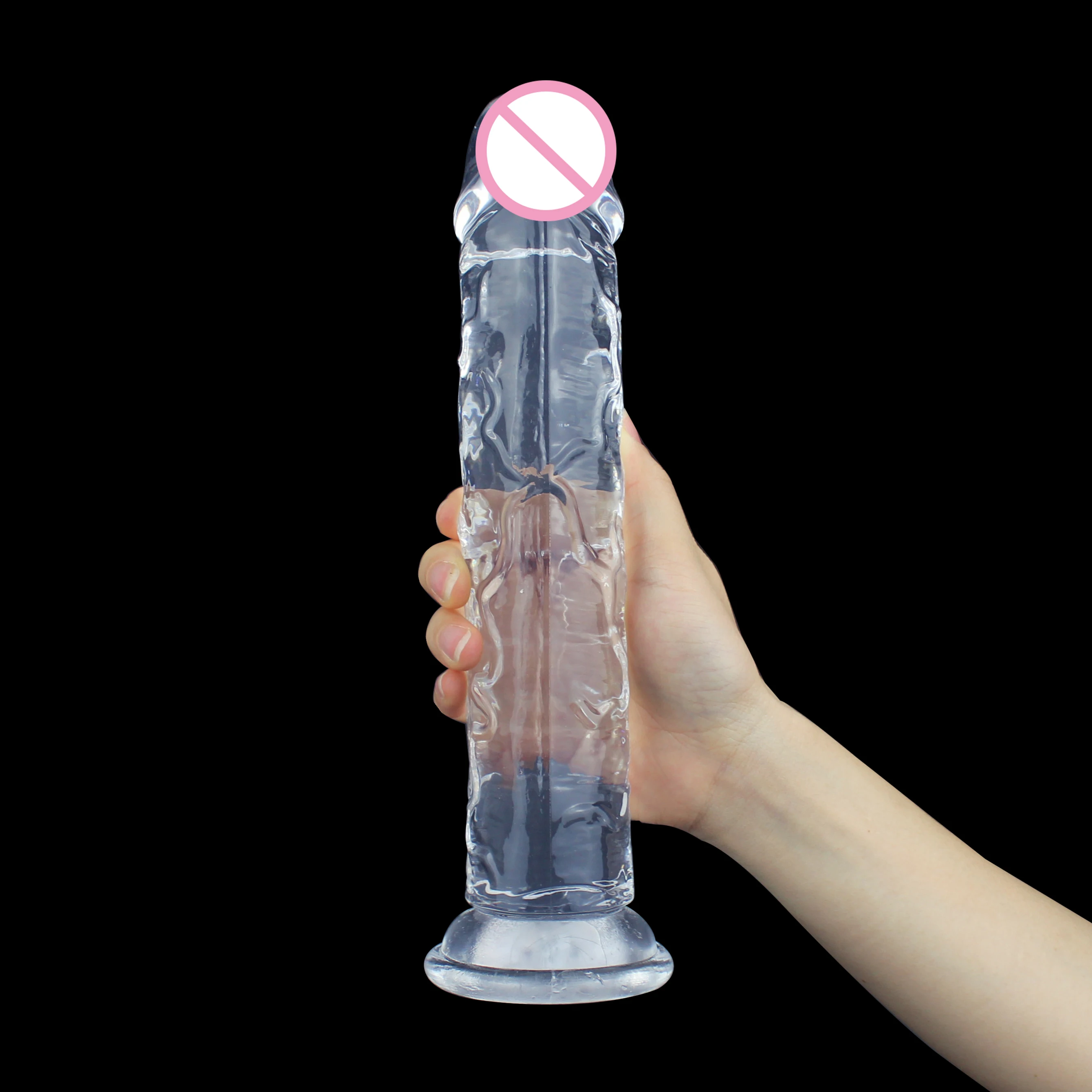 Горячая Распродажа XL размер без яиц пенис Экстра большой прозрачный симулятор