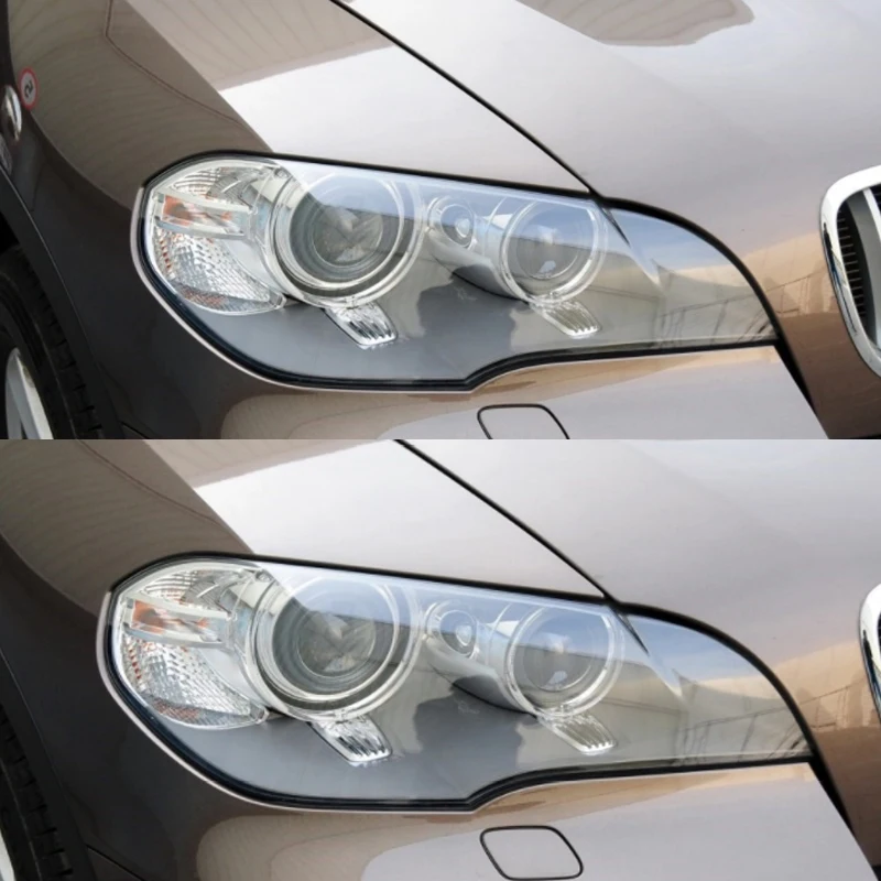 Чехол для передней фары чехол E70 Пластиковый черный корпус BMW X5 2008 2013|Абажуры| |