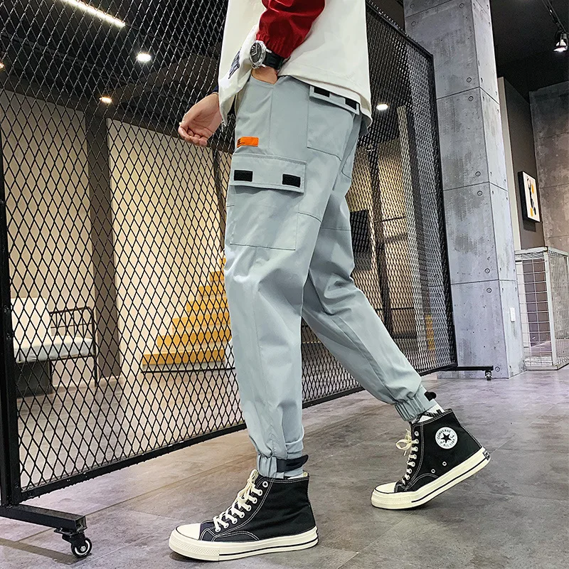 Брюки-карго мужские с флисовой подкладкой модные повседневные меховые штаны