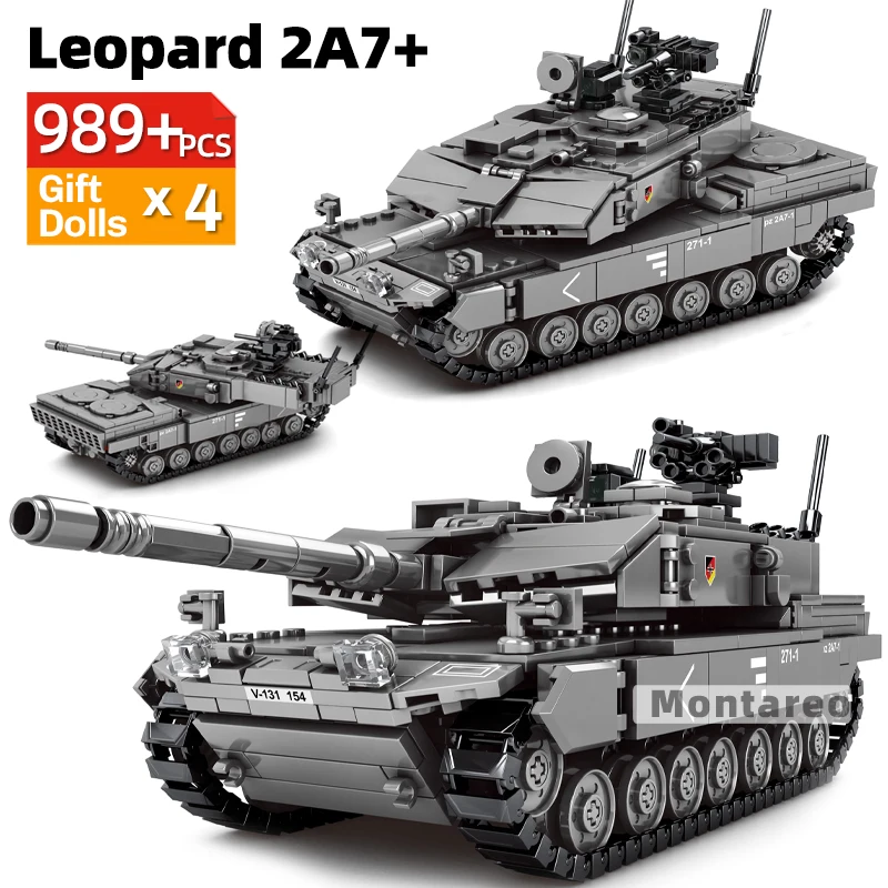 Строительные блоки MOC Military Type 99 T90 немецкая король строительные WW2 фигурки солдат