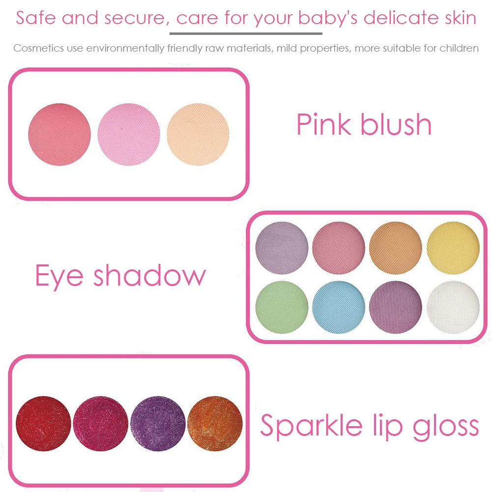 Полный Профессиональный макияж ролевая игра принцессы детские игрушки для