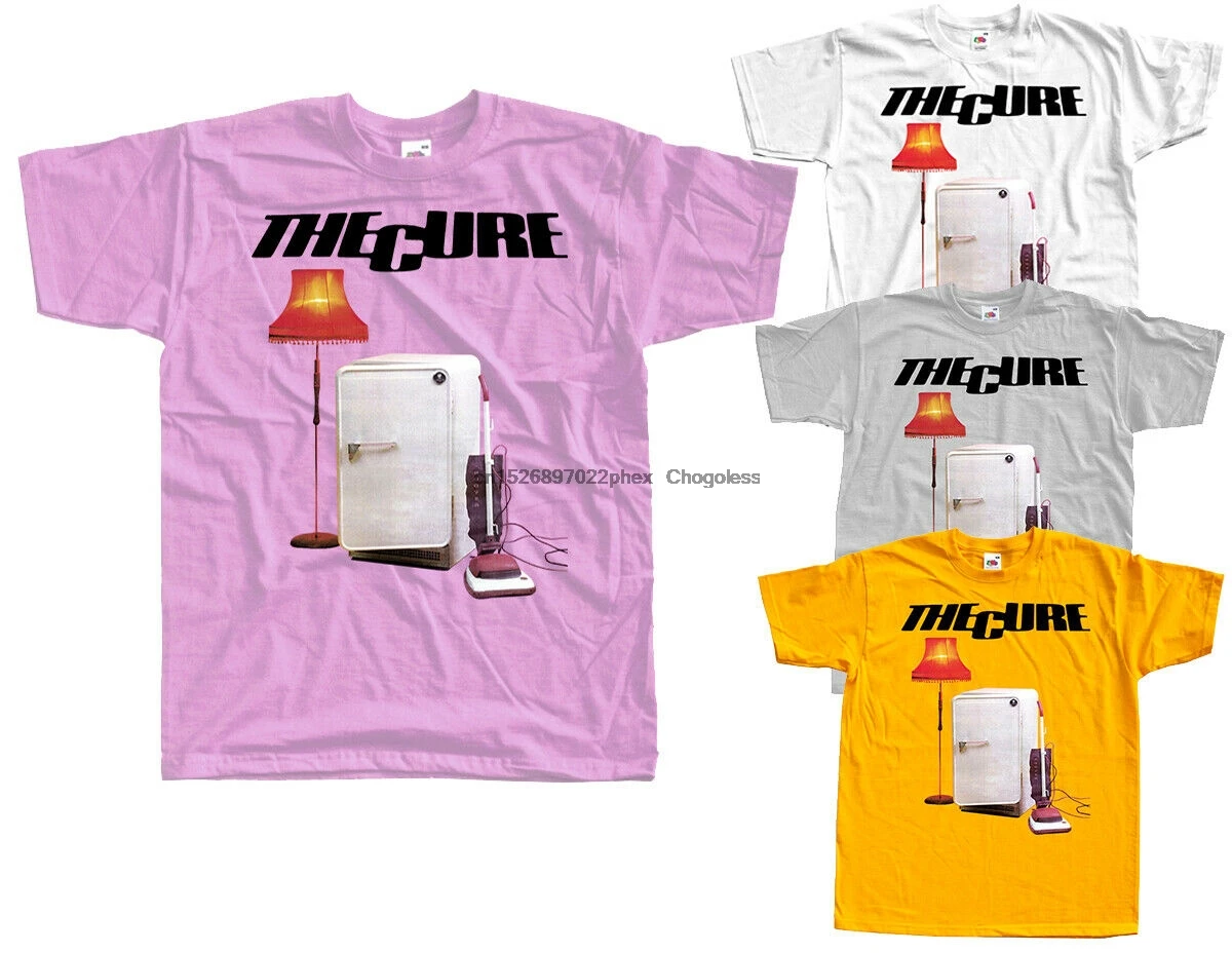 The Cure Three Imaginary Boys cover Smith DTG Футболка всех размеров S 5XL|Мужские футболки| |